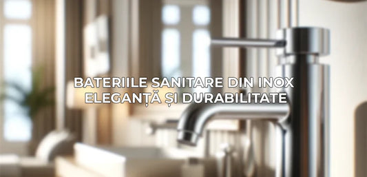 Bateriile sanitare din inox: Eleganță și Durabilitate