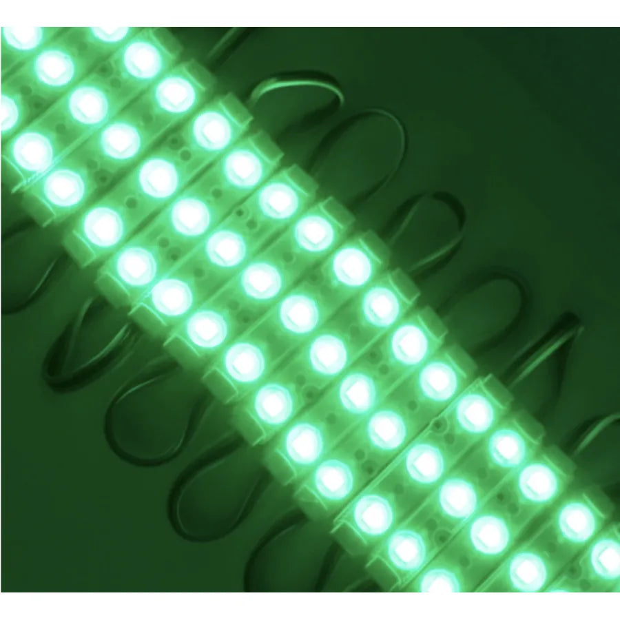 Modul LED 12V, 1.5W, IP67, Verde, lumina verde, 2835, 20 Buc