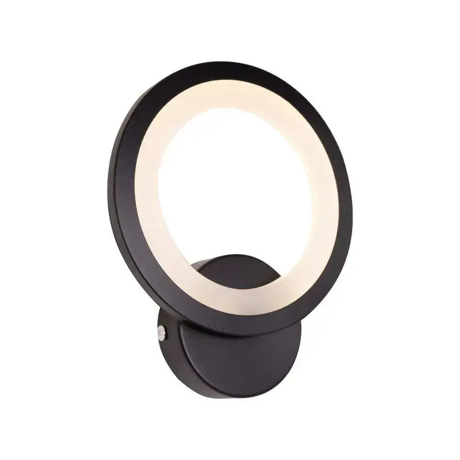 Aplica LED Cerc 4W Alb Negru