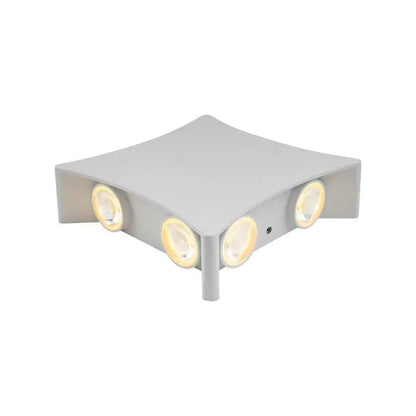 Aplica LED de Exterior Hojo, 8W, Metal, Alb