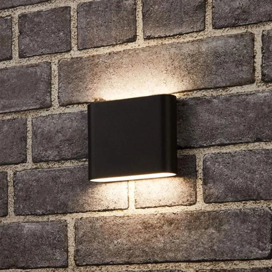 Aplica LED de Exterior Sanvi 6W IP65 Negru