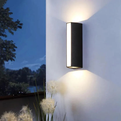 Aplica LED Exterior Carina, 20W, Negru, 3000K, Metal