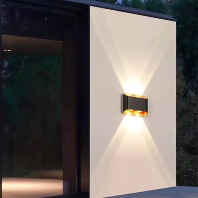 Aplica LED Exterior Ellis 4W Auriu Negru