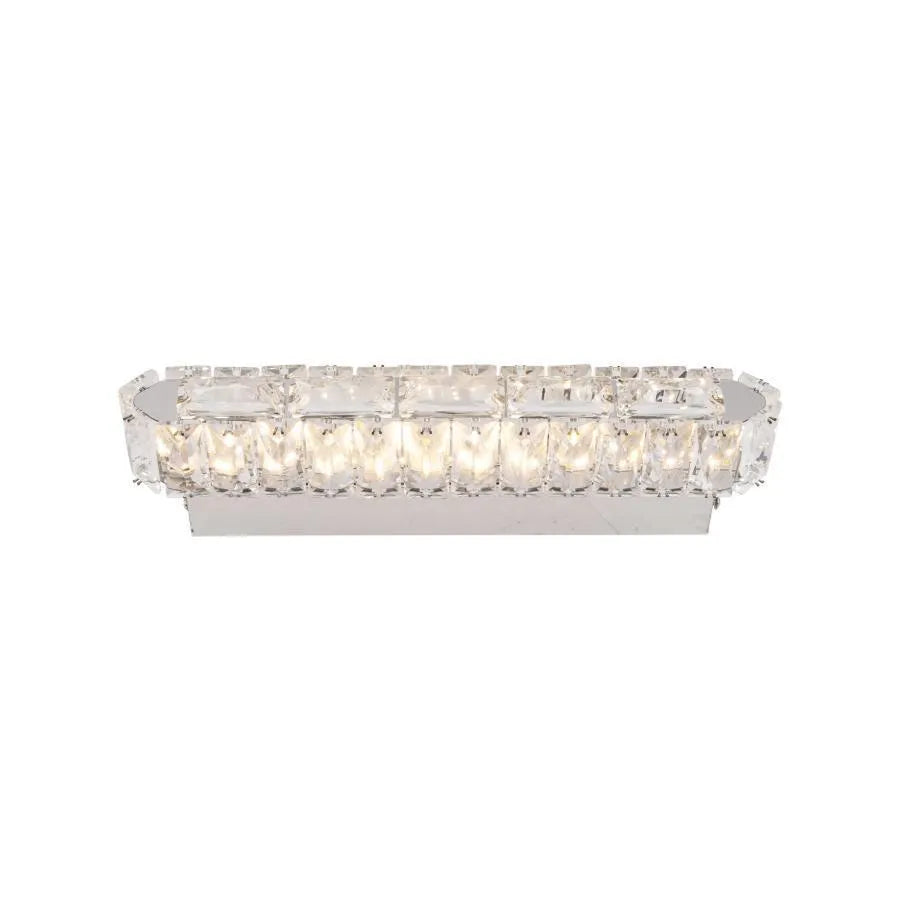 Aplica LED Priscila, 5W, Cristal, Argintiu