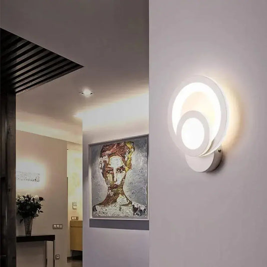 Aplica LED Urbanist 19W Rotunda Lumina Rece/Calda/Neutra Acril si Metal Alb