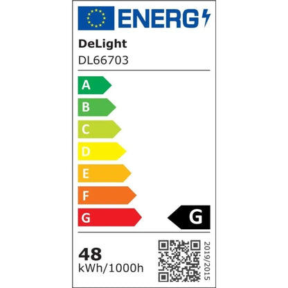 Banda LED R2835 9.6W/m 12V 5m IP20 6400K