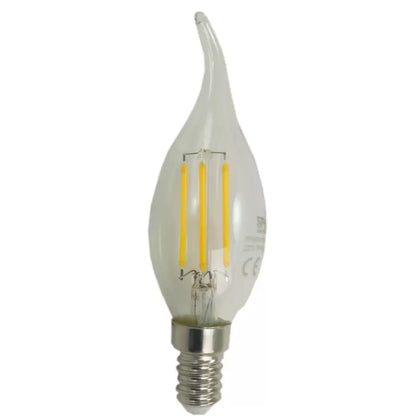 Bec LED Filament Lumanare E14 4W=45W 3000K