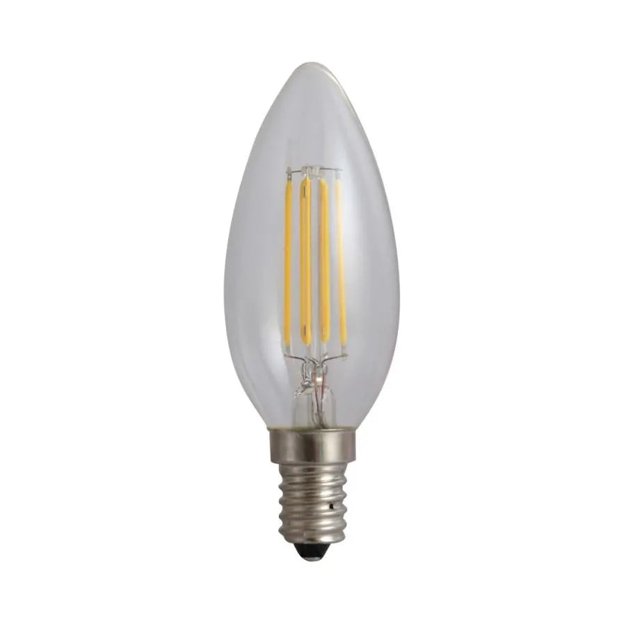 Bec LED Filament Lumanare E14 4W=45W 3000K