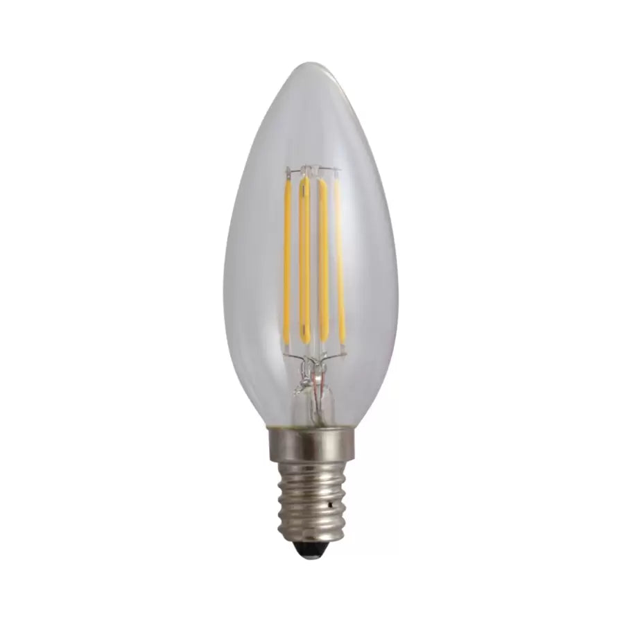 Bec LED Filament Lumanare E14 4W=45W 4000K