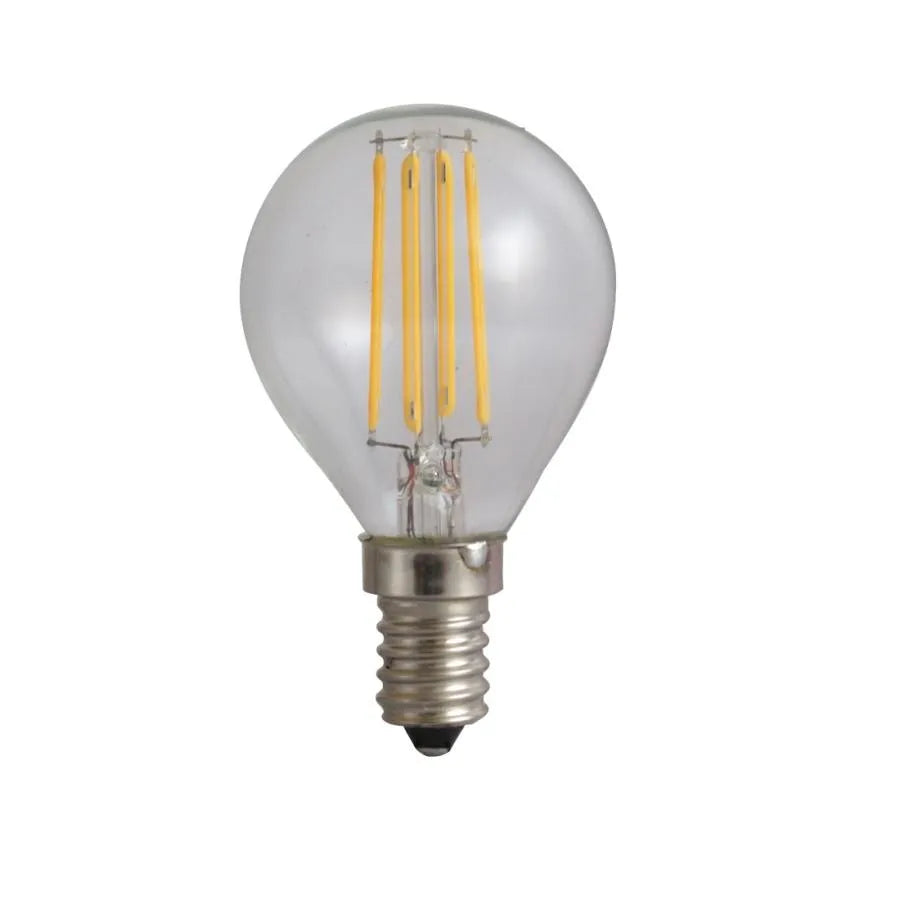 Bec LED Filament Sferic E14 4W=45W 3000K