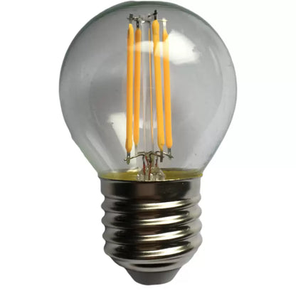 Bec LED Filament Sferic E27 2W=25W 3000K