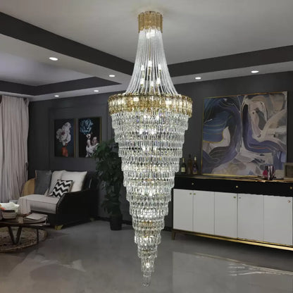 Candelabru Cristal Agustin 45x E14 Auriu