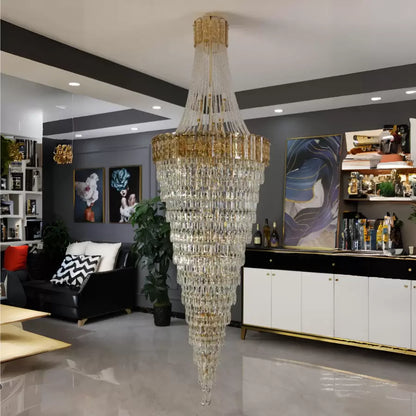 Candelabru Cristal Agustin 45x E14 Auriu