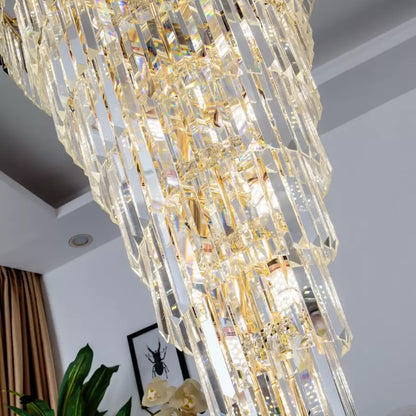 Candelabru Cristal Jasiah 13x E14 Auriu Fumuriu