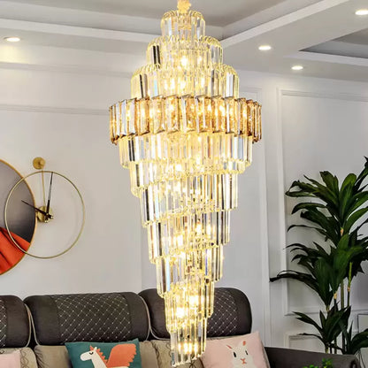 Candelabru Cristal Lane 55x E14 Auriu