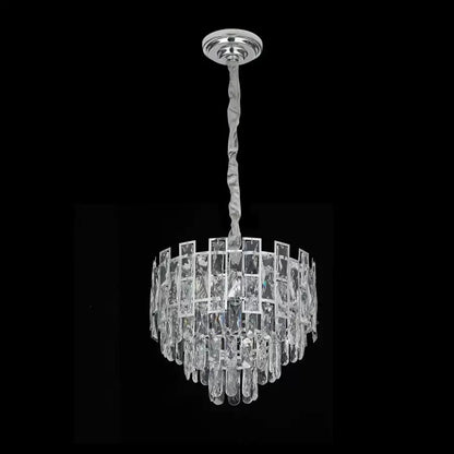 Candelabru Cristal Niklaus 4x E27 Argintiu