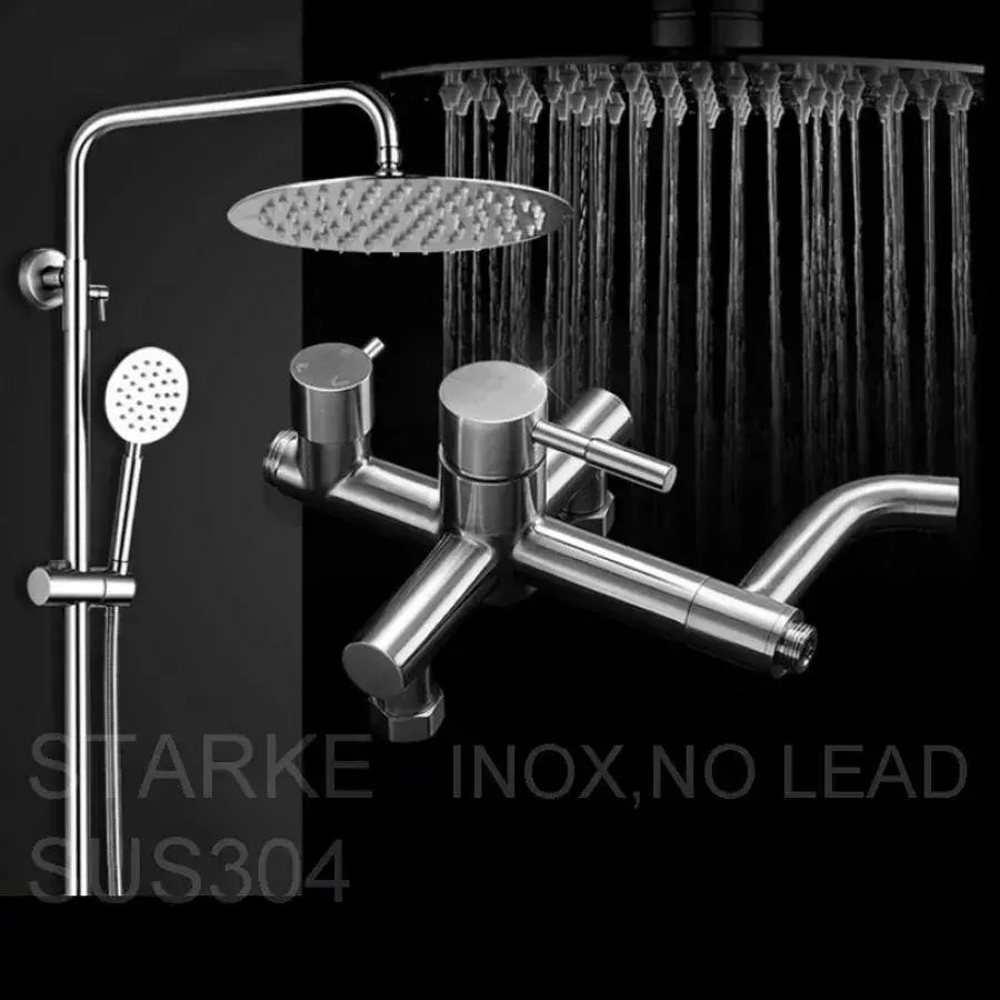 Coloana de Dus, Inox SUS304, Satinat, LY003