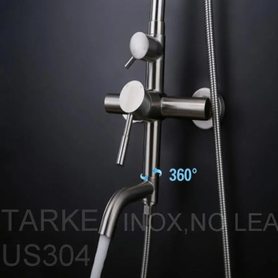 Coloana de Dus, Inox SUS304, Satinat, LY003