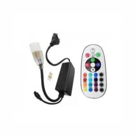 Controller Banda LED Telecomanda 16 Culori 220V Negru