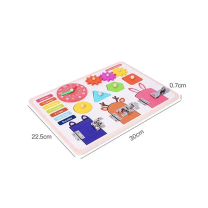 Joc Educativ tip Placa Sesame Deschide-te, Lemn