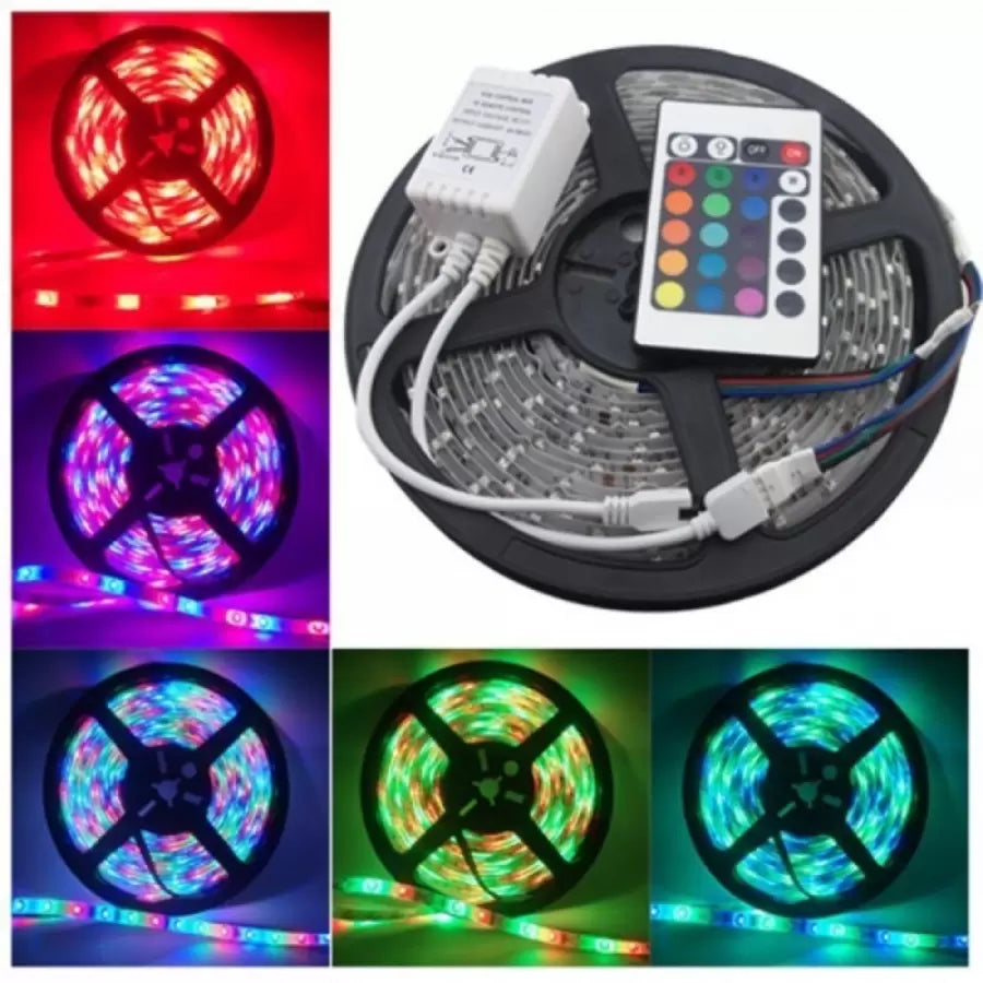 Kit Banda LED RGB cu Telecomanda 10W/m 12V IP20