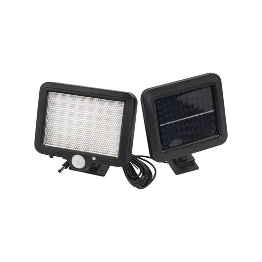 Lampa LED Solara cu Senzor, 3W, ABS, Negru