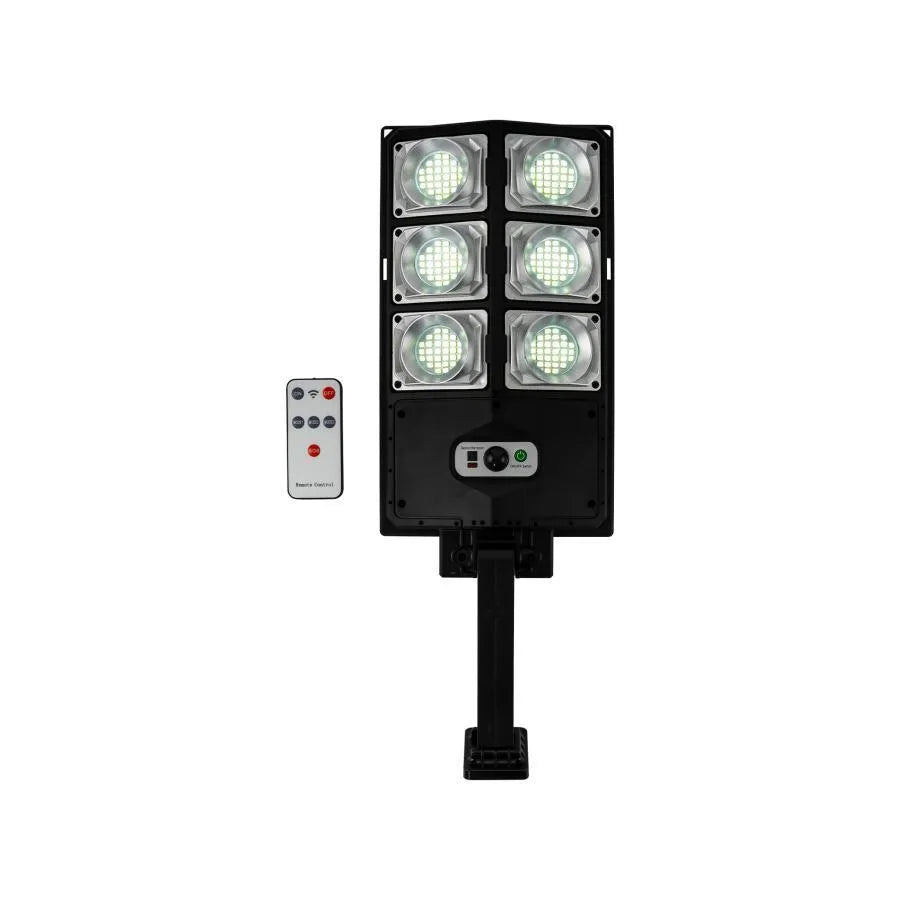 Lampa LED Solara cu Senzor de Miscare si Telecomanda, 36W, IP.65, Negru