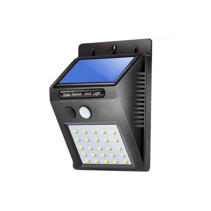 Lampa Solara cu Senzor De Miscare, 6W, Panou Solar, Negru,