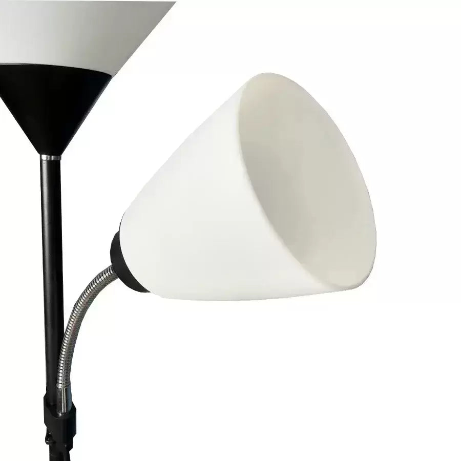 Lampadar Rory 2x E27 Alb Negru