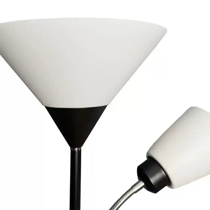 Lampadar Rory 2x E27 Alb Negru