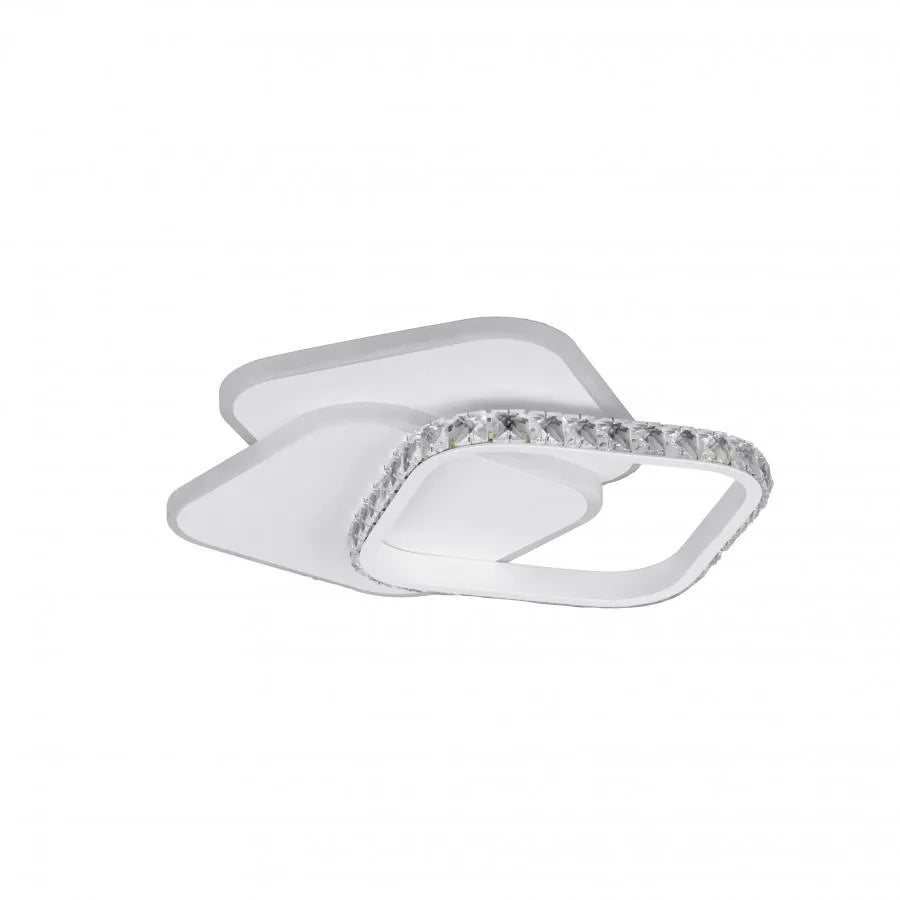 Lustra LED Anastasia, 17W, Lumina Rece/Calda/Neutra, Alb