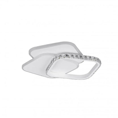 Lustra LED Anastasia, 17W, Lumina Rece/Calda/Neutra, Alb