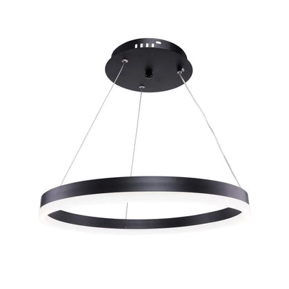 Lustra LED Casiana cu Telecomanda, 50 W, Negru, Dimabila