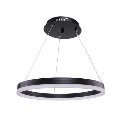 Lustra LED Casiana cu Telecomanda, 50 W, Negru, Dimabila