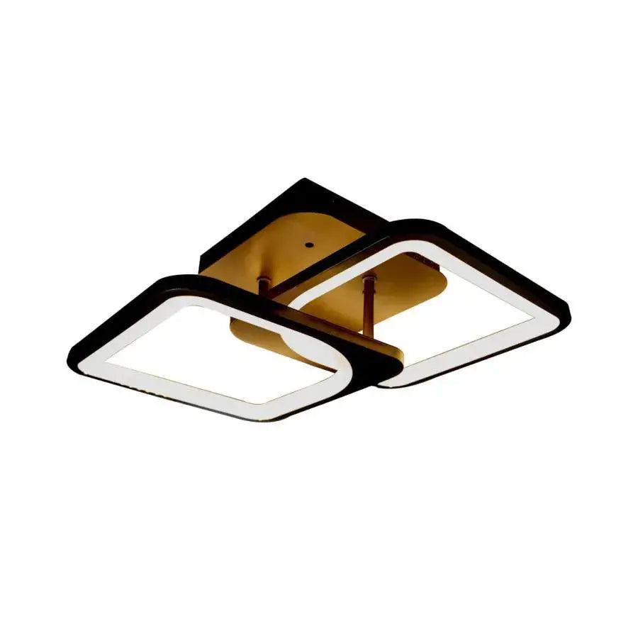 Lustra LED cu Telecomanda Christa 39W Lumina Rece/Calda/Neutra Negru Mat