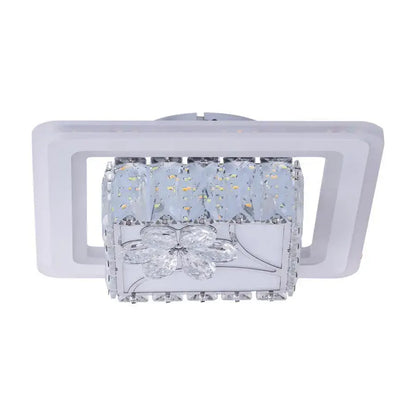 Lustra LED Cristal Kole 50W Alb