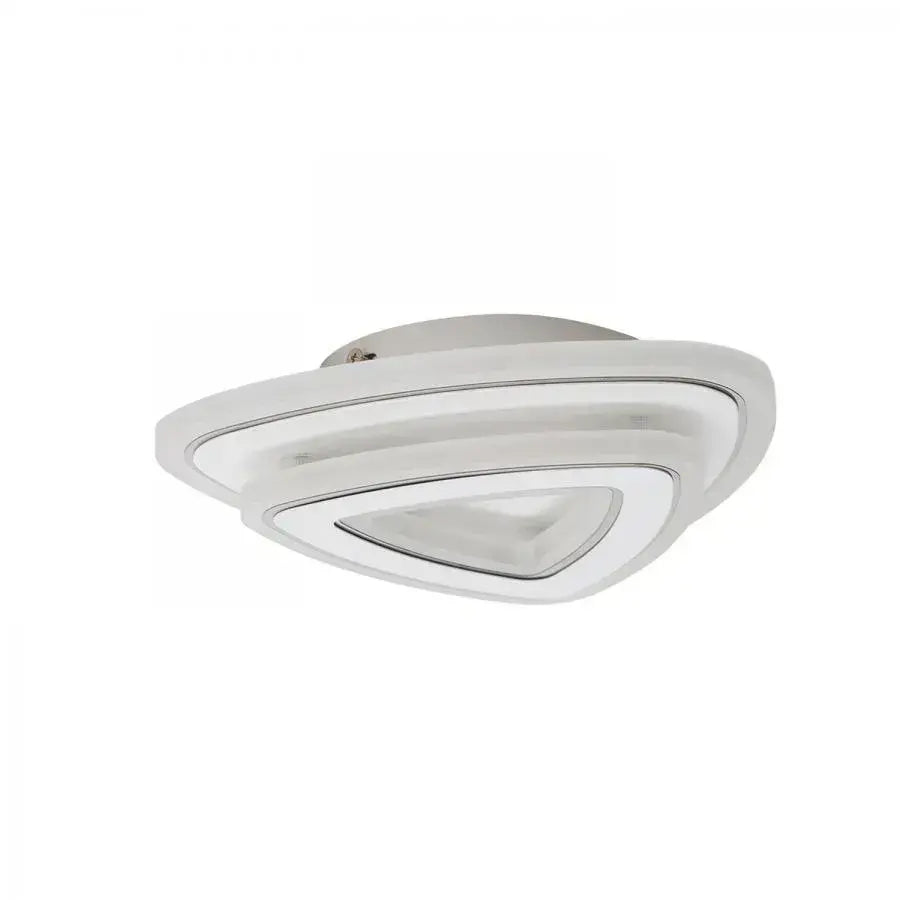 Lustra LED Greta, 26W, Alb, Acril, Lumina Rece/Calda/Neutra