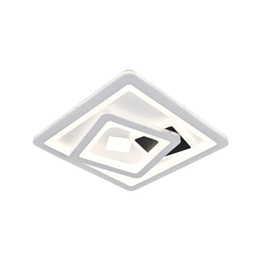 Lustra LED Juliette 36W Alb Negru