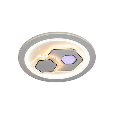 Lustra LED KATHLEEN, 16W, lumina Calda/Neutra/RGB, Alb