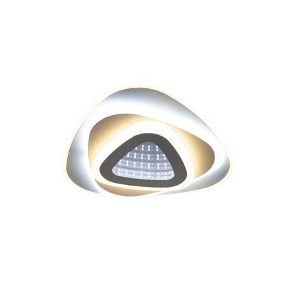 Lustra LED Marta, 36W, Alb, Acril, Lumina Rece/Calda/Neutra