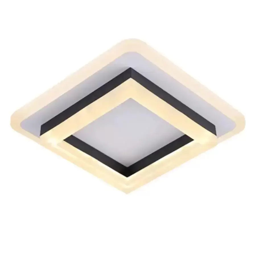 Lustra LED Meadow 15W Alb Negru