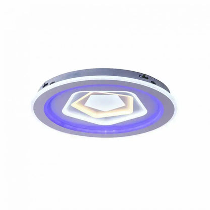 Lustra LED RGB cu Telecomanda Meira, 180W, Dimabila, Acril, RGB, Alb