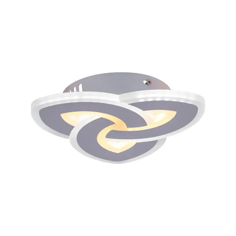 Lustra LED Sageata, 48W, Lumina Rece/Calda/Neutra, Alb