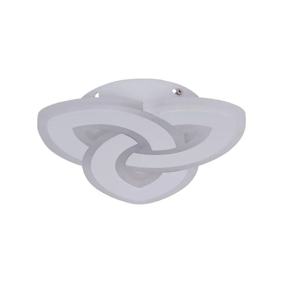 Lustra LED Sageata, 48W, Lumina Rece/Calda/Neutra, Alb