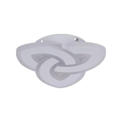 Lustra LED Sageata, 48W, Lumina Rece/Calda/Neutra, Alb