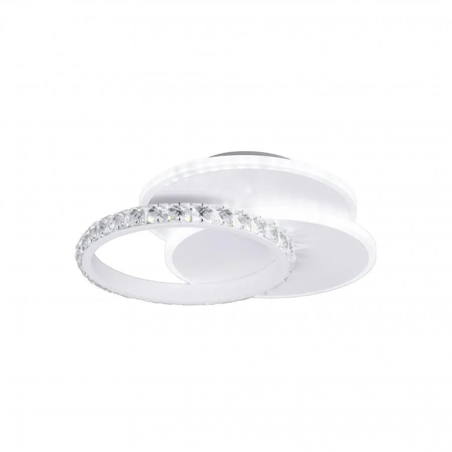 Lustra LED Sofia, 24W, Lumina Rece/Calda/Neutra, Alb