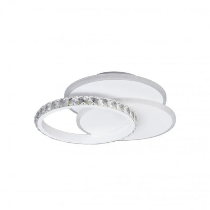 Lustra LED Sofia, 24W, Lumina Rece/Calda/Neutra, Alb