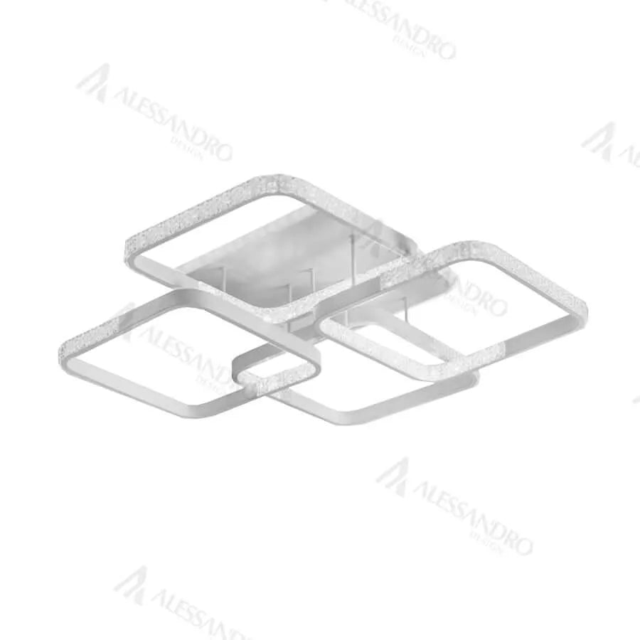 Lustra LED cu Telecomanda Sidrah 120W Dimabila Alb