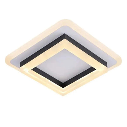 Lustra LED Vivian 24W Alb Negru