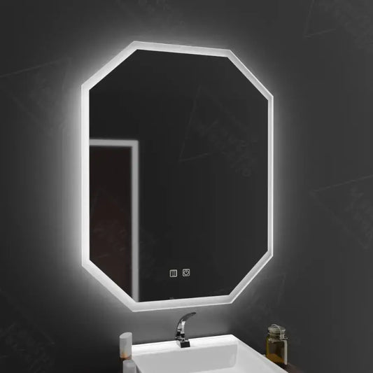 Oglinda LED Touch Hexaluce Sistem Dezaburire 60x80 cm Colectia Marcello Funghi -RESIGILAT-